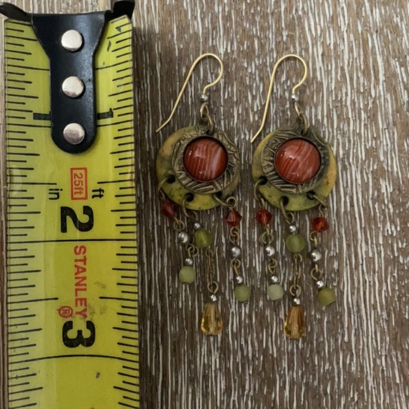 Cute Beaded Hanging Dangle Hook Earrings - Picture 6 of 10